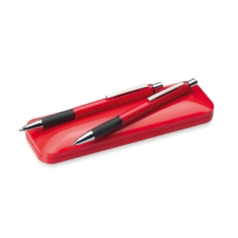 Bolígrafo y portaminas spazio rojo
