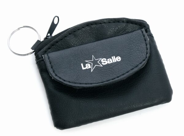 Monedero rectangular negro