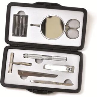 Estuche afeitado y manicura