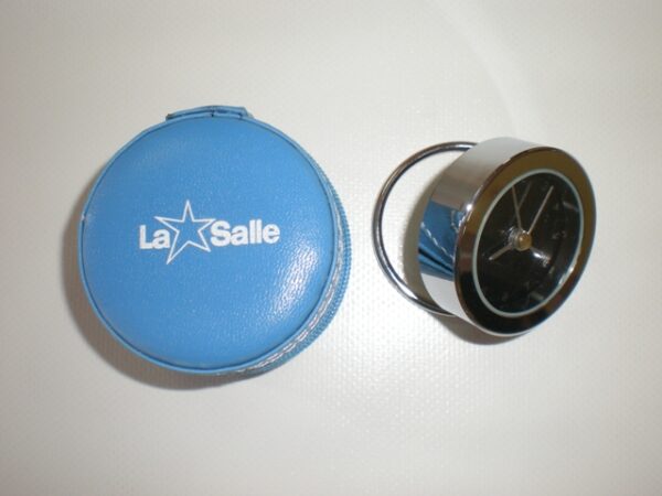 Despertador reloj caja azul